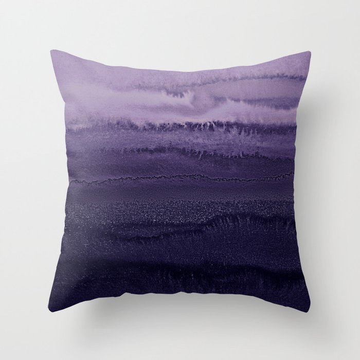 WITHIN THE TIDES ULTRA VIOLET by Monika Strigel Throw Pillow
