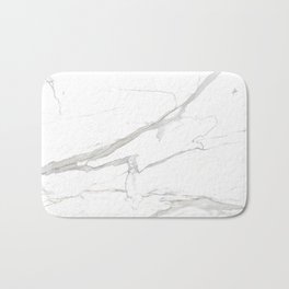 White Marble Bath Mat