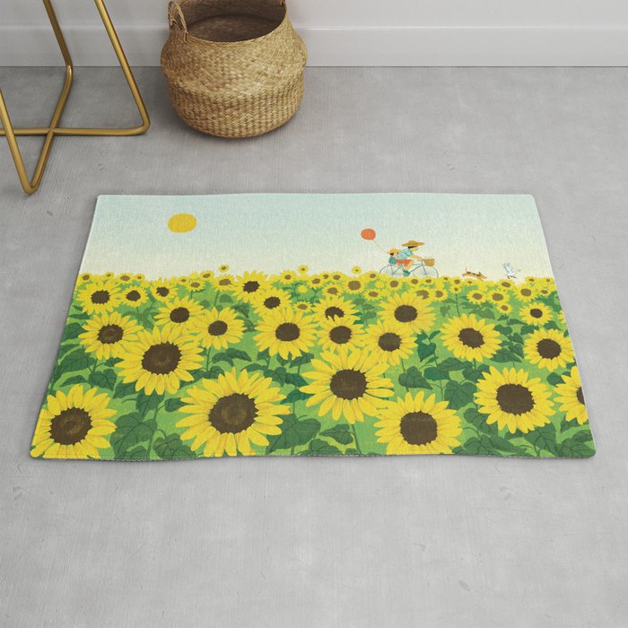 Sunflowers Rug