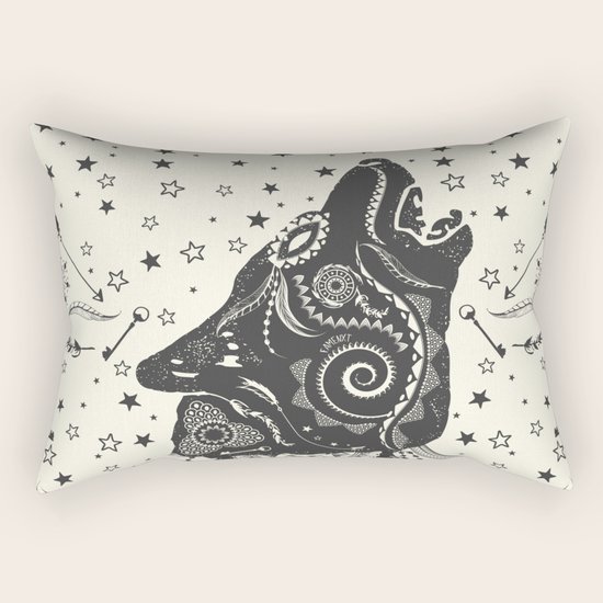 Wolf Rectangular Pillow