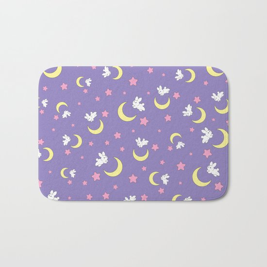 Rabbit of the Moon Bath Mat