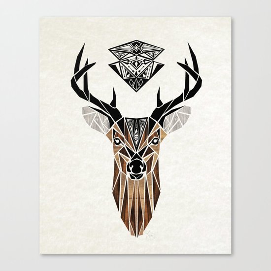 oh deer! Canvas Print
