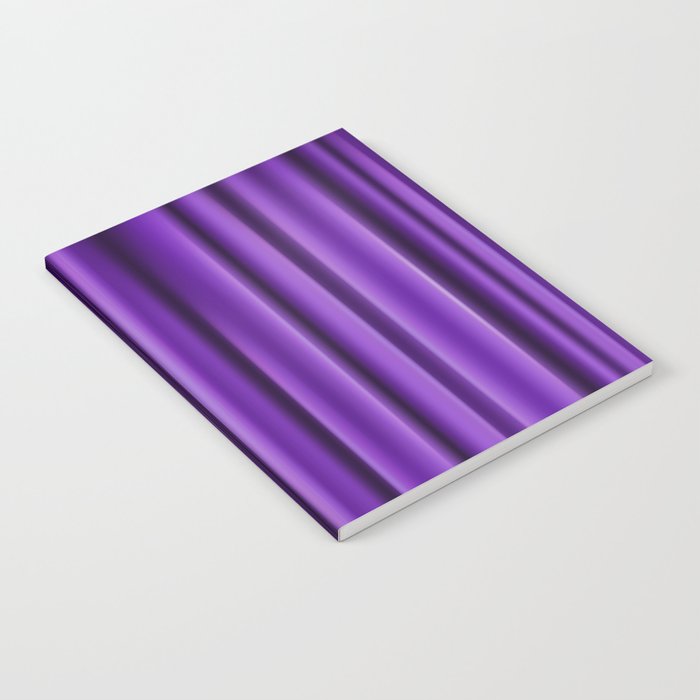Violet Curtain Background Notebook