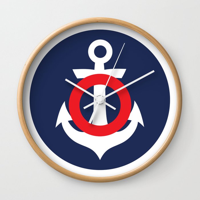 Nautical Theme Wall Clock