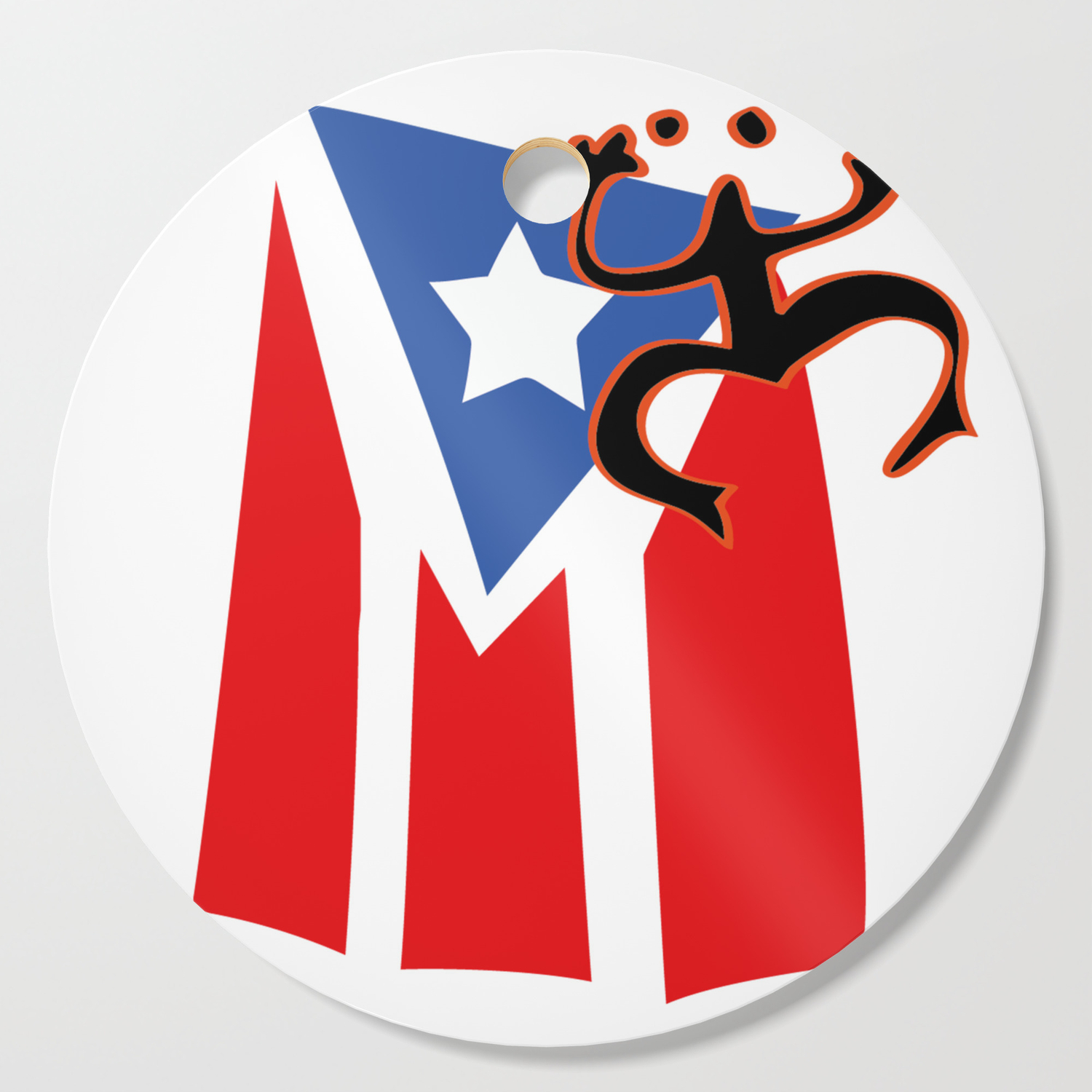 Mi Bandera Puerto Rico Cutting Board By Pmsarchitect Society6