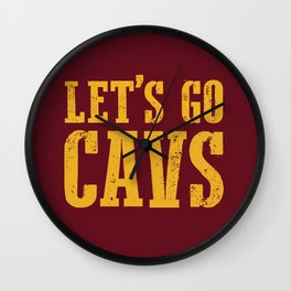 Let's Go CAVS NBA Design Wall Clock | Pop, Nbacavaliersdesign, Cavs, Cavsshirtdesign, Maroon, Cavaliersdesign, Concept, Gocavs, Typography, Popart 