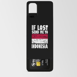 Indonesia Flag Saying Android Card Case