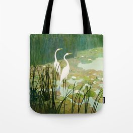 Herons in Summer, 1941 by Newell Convers Wyeth Tote Bag