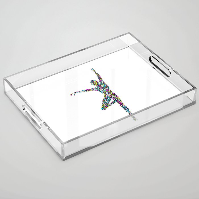 Stained Glass Ballet Acrylic Tray