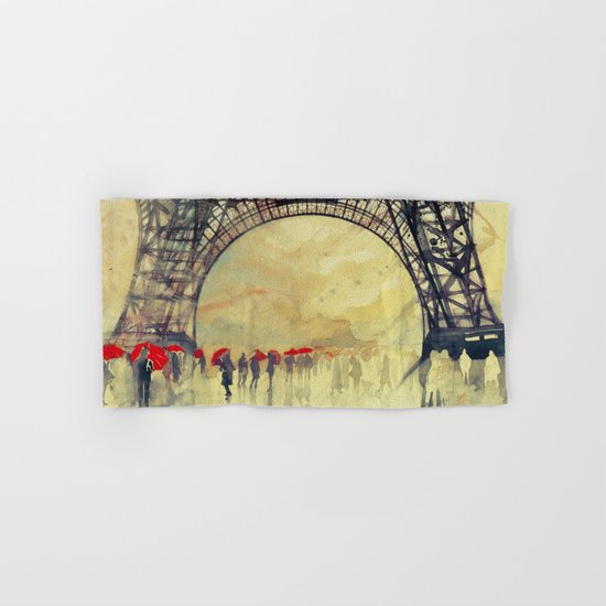 Winter in Paris Hand & Bath Towel