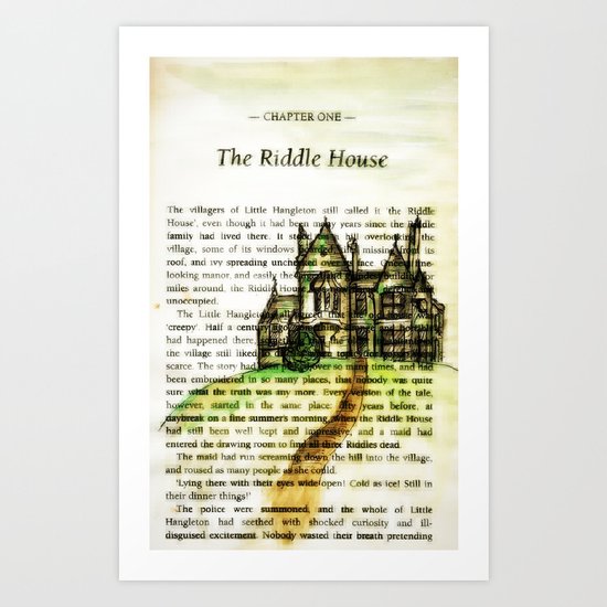 The Riddle House Art Print