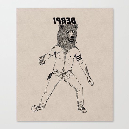 DERP!!! Canvas Print