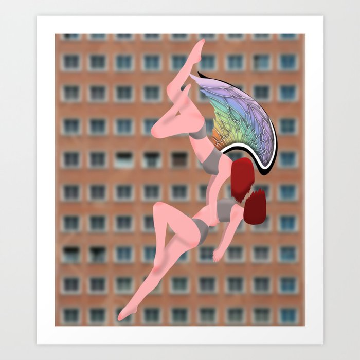 Falling Art Print