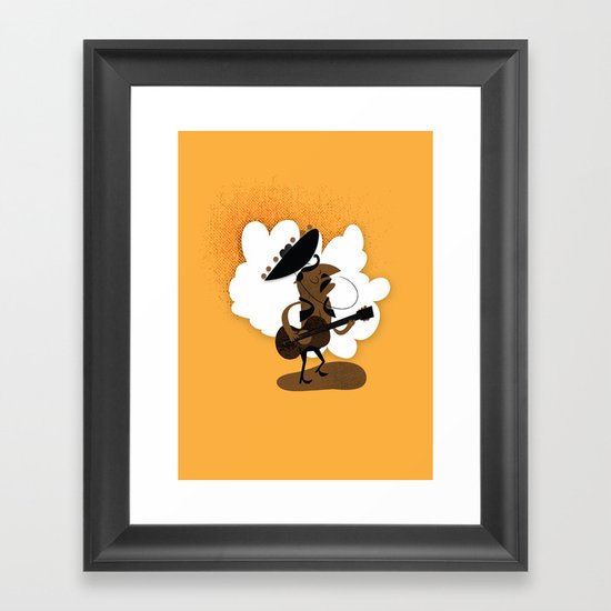 "El" Framed Art Print