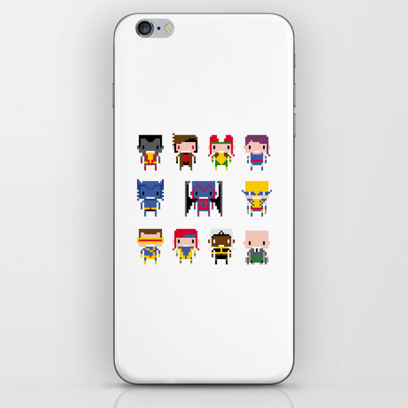 Pixel X Men Iphone Skin By Pixelpower Society6