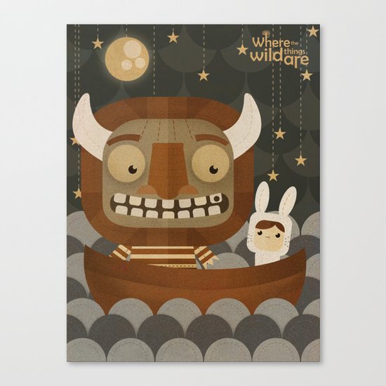 Where the wild things are fan art Canvas Print