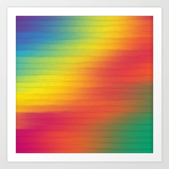 Paint The Fence. Art Print
