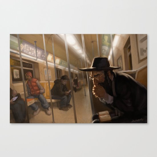Ghost Train Canvas Print