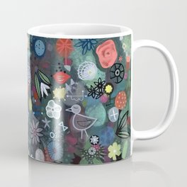 carré fleuri imaginaire 1 Coffee Mug