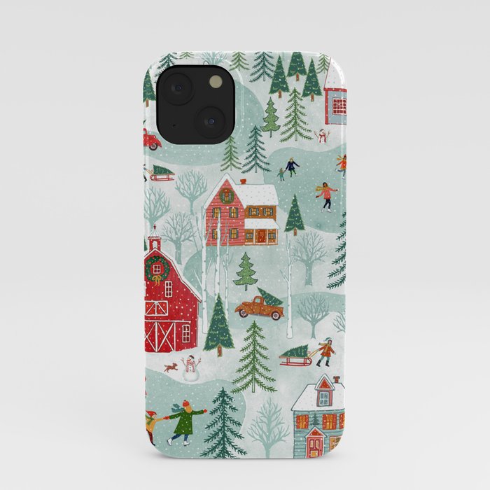 New England Christmas iPhone Case