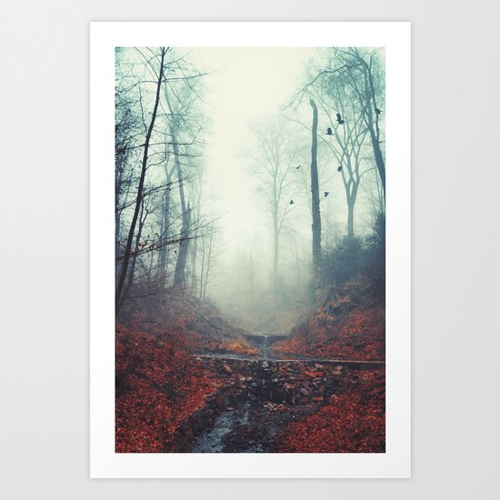 Misty March Morning Art Print