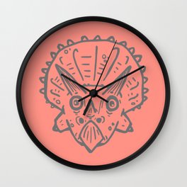 Asteroid Anxiety - Triceratops Wall Clock