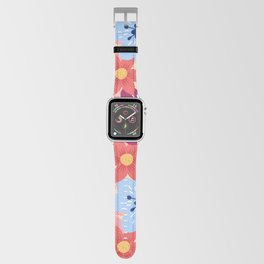 Colorful FLowers Pattern Apple Watch Band