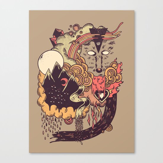 Leader of the Pack Canvas Print