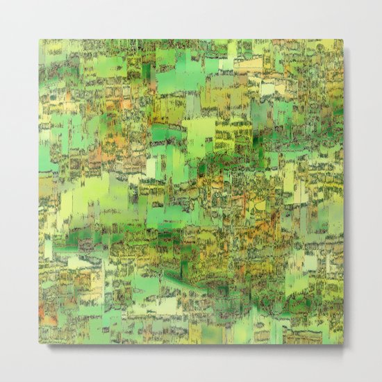 Green City on a Hill Metal Print