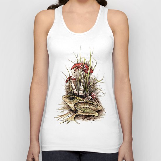 Fly-Agaric Frog Unisex Tank Top