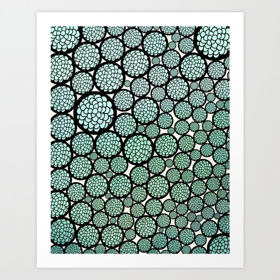 Blooming Trees Art Print