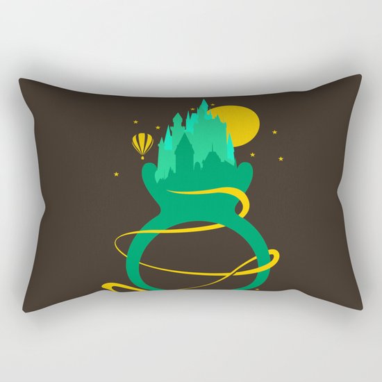 Emerald Ring Rectangular Pillow