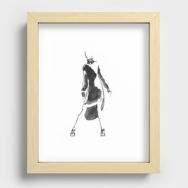 Ink Sweater Recessed Framed Print