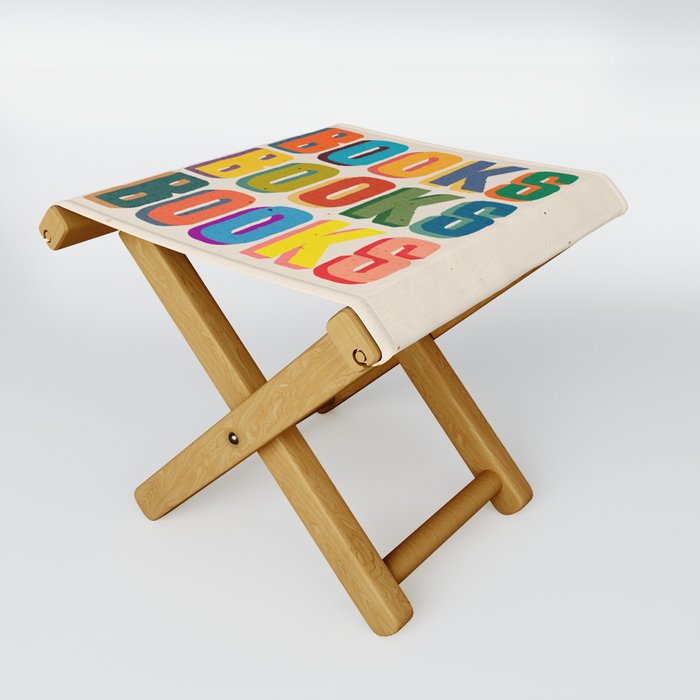 Books books books Folding Stool