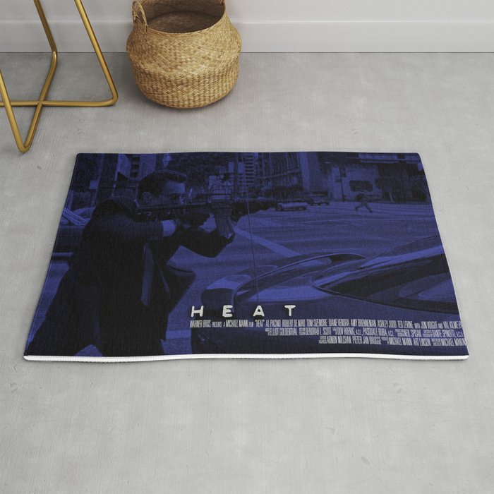 Movie Poster - Heat (De Niro) Rug
