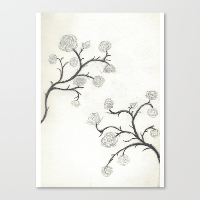 Roses Have Thorns Canvas Print