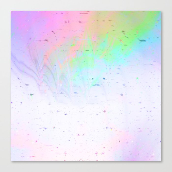 Rainbow paper Canvas Print