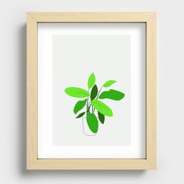 Plant Vase 2 Recessed Framed Print