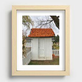 The Pumpkin House Recessed Framed Print