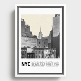 New York City #5 Framed Canvas