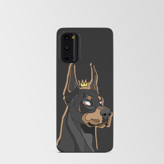 Dobermann Illustration by rads Android Card Case