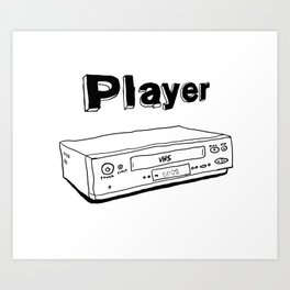 Player Art Print
