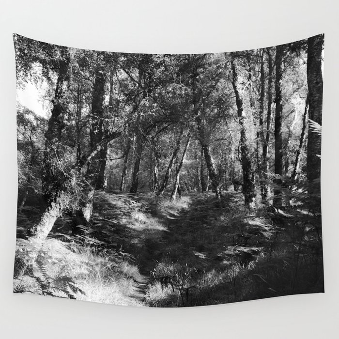 Tales from the Scottish Highlands Woods Wall Tapestry