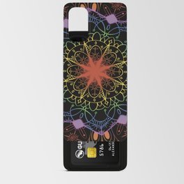 Neon Pride Series - Rainbow Sun Mandala Android Card Case