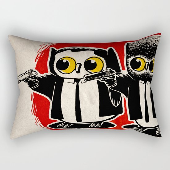 Owls Pulp Fiction Rectangular Pillow