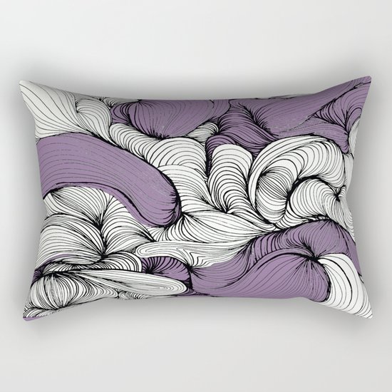 Lavender Fabric Rectangular Pillow