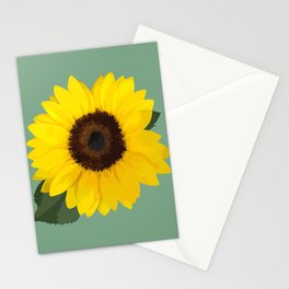 Simple Sunflower Stationery Cards
