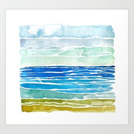 Ocean and Sky Art Print