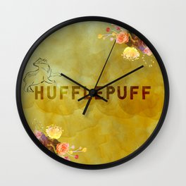 Hufflepuff Wall Clock