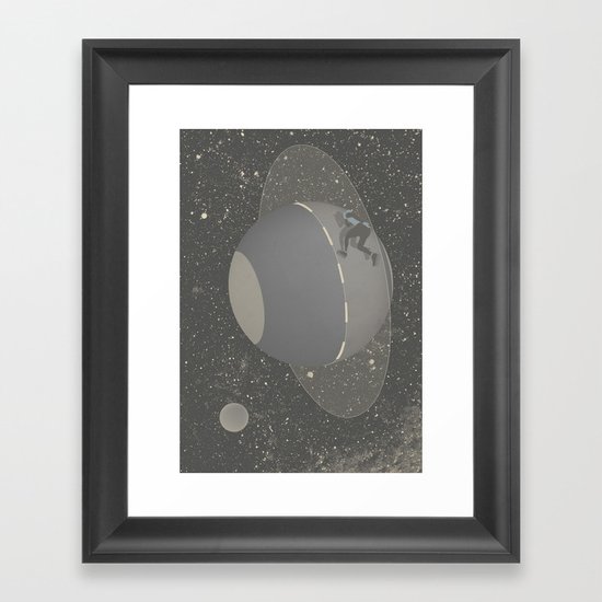 Skate planet Framed Art Print